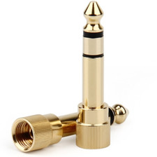 6.35mm 3pole Male with Inside Screw to 3.5mm Jack Stereo Female Converter