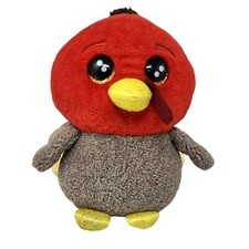 Russ Lil Peepers Turkey Thanksgiving Plush Stuffed 8 Inch Sparkly Glitter Eyes