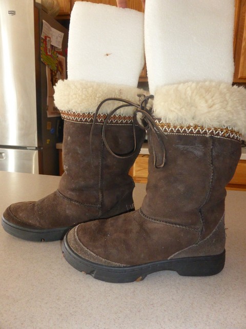 shearling lined tall boots