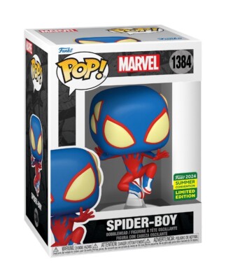 Funko Pop Spider-boy 2024 SDCC SHARED Exclusive + Protector