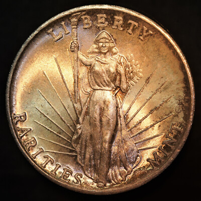 Rarities Mint High Relief Liberty USA 1oz 999 FINE Silver art bar