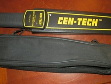 CEN-TECH 9V Metal Detector Wand No. 94138 Measures 15.5 x 3 x 1 in. Working