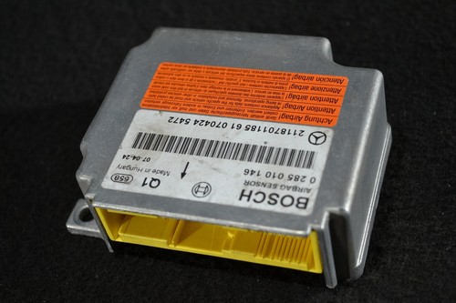 Mercedes W211 Steuergerät Airbag Sensor Airbagsteuergerät 2118701185 (#885)