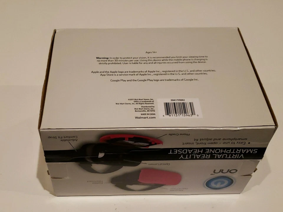 Auriculares de Realidad Virtual para Samsung, iPhone y Otros hasta 6" Pantalla Rosa NUEVO  Foto 4 de 4