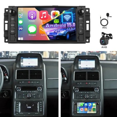 2+64GB Android 15.0 Apple Carplay Car Stereo Radio For DODGE Journey GPS BT CAM