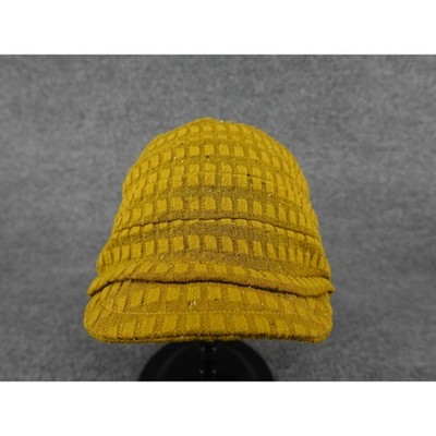 Studio Toms Twits Insolence Effecter Newsboy Hat Large Mustard Yellow Excellent