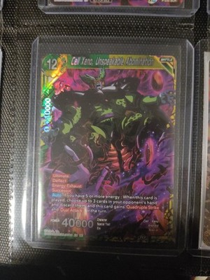 cell xeno unspeakable abomination bt9-137 scr dragon ball dbs NM