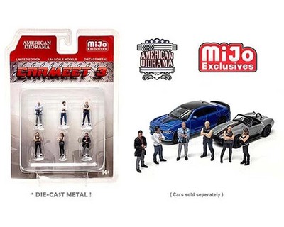 AD-76488MJ American Diorama ''Car Meet 3'' 1:64 Limited Edition Die Cast Figure Se