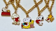 CHOOSE: SNOOPY WOODSTOCK BEACH HEART WOODSTOCK ROOF CHARM BRACELET 7 1/2"