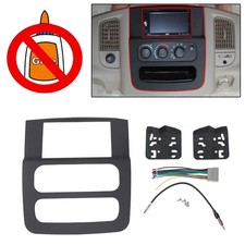 Stereo Radio Double Din Install Dash Kit Fits 2002-2005 Dodge Ram 1500 2500 3500