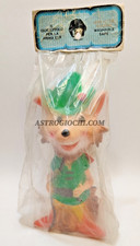 LEDRA ROBIN HOOD 25 CM WALT DISNEY VINTAGE 60 GIOCATTOLO GOMMA NUOVO IN BLISTER