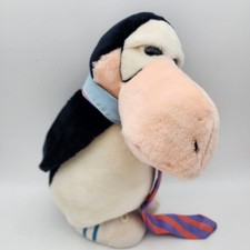 Dakin Opus Penguin Plush Doll 12  Yuppy Tie Bloom County Washington Post 1985