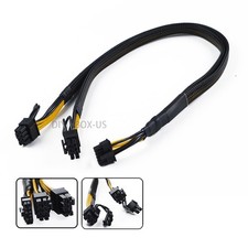 Mini 12Pin to 8 8Pin GPU Graphics Card Power Cable For DELL R7525 R750 R750XS