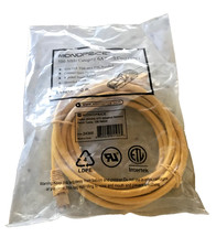 LOT OF 10 MONOPRICE CAT6A 28AWG STP ETHERNET NETWORK PATCH CABLE 10FT YELLOW