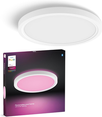 Philips Hue Devote Smart Led-Panel-Licht, Weißes Und Farbiges Ambiente, Rund 30 