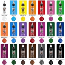 Professional Tattoo Ink Set - 21 Colors