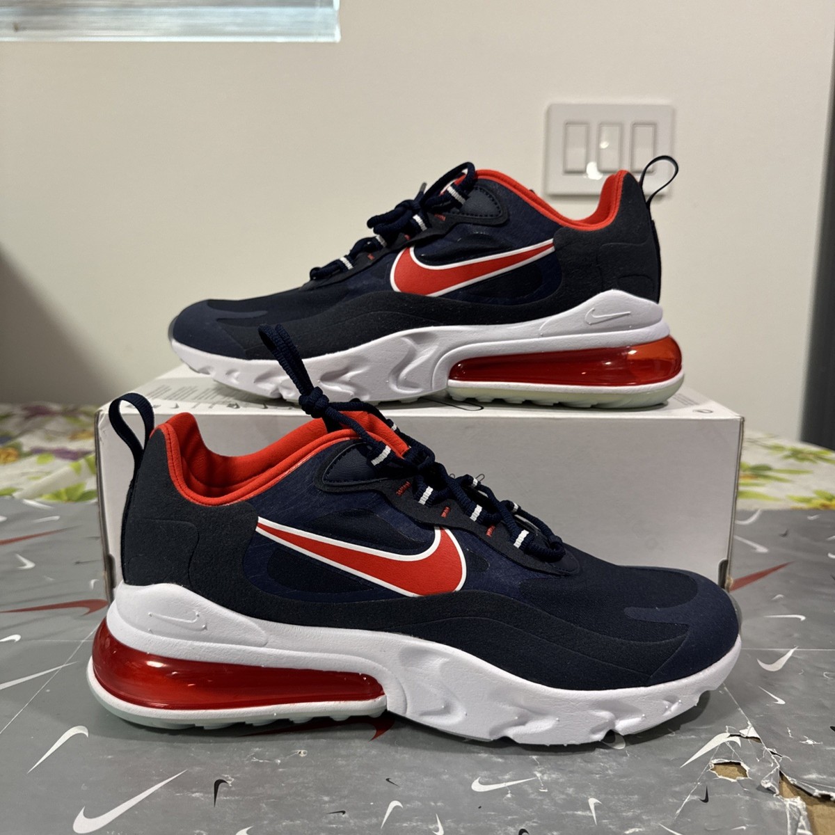 Nike Air Max 270 React Navy Blue nike air max 2009 black friday