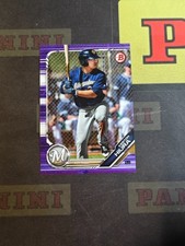 2019 Bowman Basebass Purple Keston Hiura /250