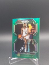 2021-22 Panini Prizm Bill Russell Green Prizm #254 Boston Celtics Color Match 💎