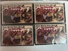 4 Audio Cassette Lot Down Memory Trail With The Sons Of The Pioneers Tapes 1-4