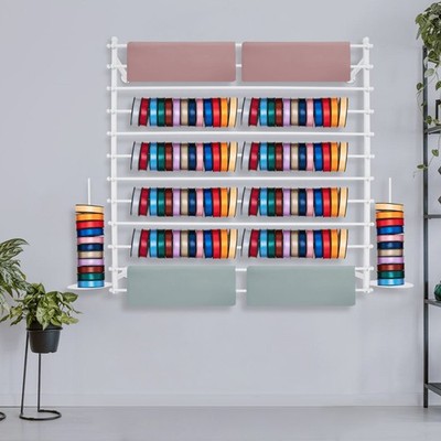 Wall-mounted Display Rack, Organizer For Flower Shop Sewing Thread Scarf Tie