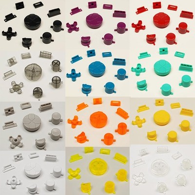 Handheld Custom Color Buttons Key Joystick Set Accessories for Game Gear Console
