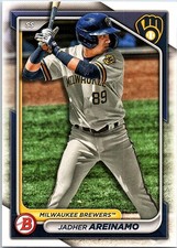Jadher Areinamo 2024 Bowman Prospects #BP-2 Milwaukee Brewers
