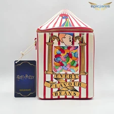 Loungefly Harry Potter Bertie Bott's Figural Striped Crossbody Bag New