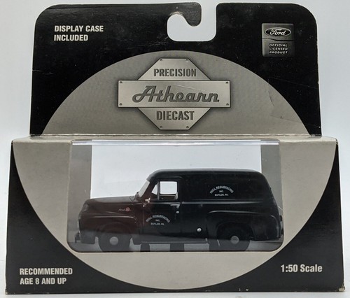 Camión Ford F-100 1955 fundido a presión Athearn 90975 1:50 panel en negro/caja | Condition: Used