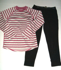 Patagonia Capilene Shirt REI Fleece Base Layer Pants Kid Girl 10 12 Ski Camp