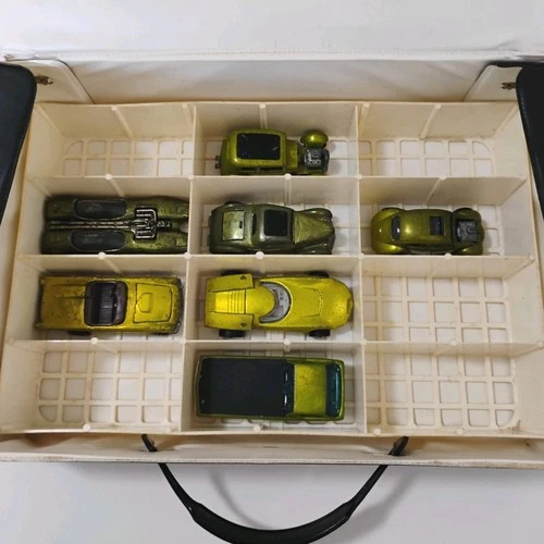 Hot Wheels 1968-69 Redline Lot 7 Cars Vtg Case Antifreeze Olive Coupe Bug Deora