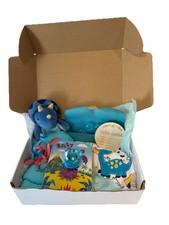 New Baby Boy Shower Gift, Dinosaur Themed Present-Blanket, Plush, Book  Clothes