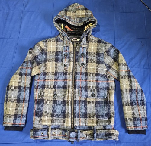Harris Tweed Black Label Wool Plaid Jacket Blue Vinyl Junkie