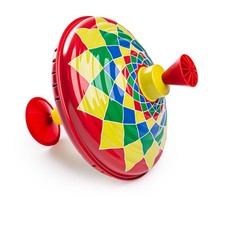 Bigjigs Toys Tin Spinning Top, Kids Spinning Toys, Spinning Toys For Autism