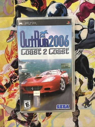 Outrun 2006 Coast to 2 Coast - Playstation Portable (Sony PSP, 2006) COMPLETE!