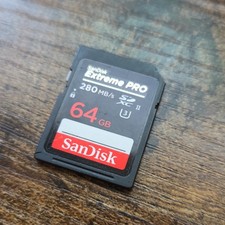 SanDisk Extreme PRO SDXC UHS-II 64GB Class 3 High Speed Card SDSDXPB-064G