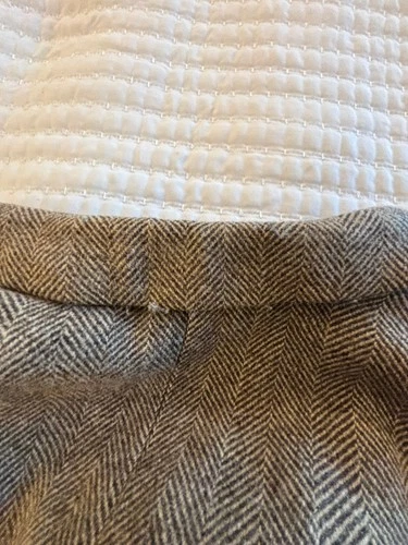 J.Crew Ludlow Moon Tweed Topcoat Coat 38S Brown Herringbone 100% Wool *DAMAGED* image 10