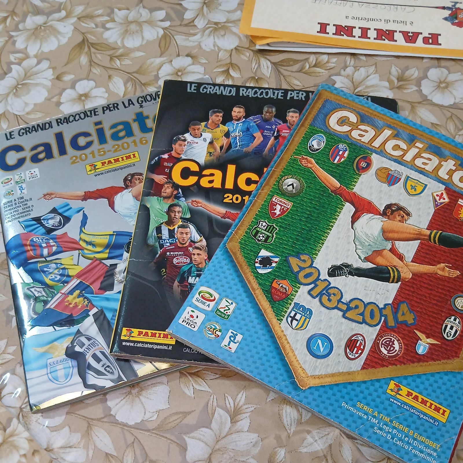 ALBUM FIGURINE COMPLETO PANINI CALCIATORI 2013 al 2016