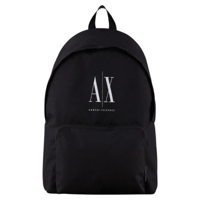 A|X Armani Exchange Logo Backpack Black CC124   Herrenrucksack