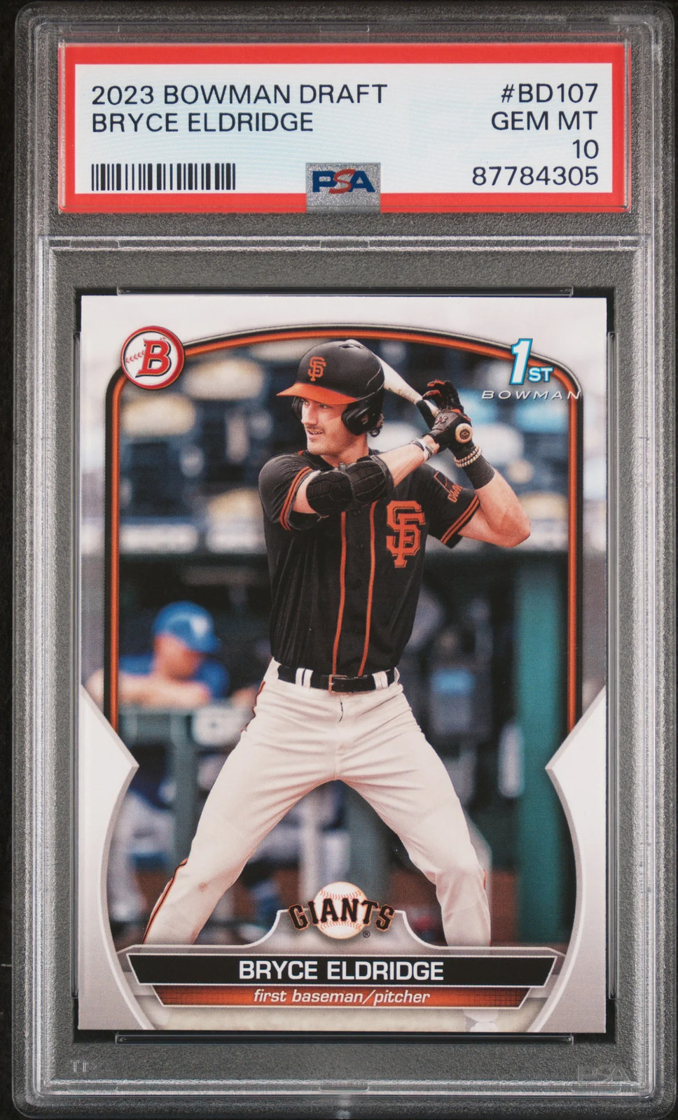 2023 Bowman Draft Bryce Eldridge #BD107 PSA 10