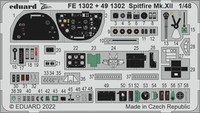 Eduard Accessories FE1302 - 1:48 Spitfire Mk.Xii For Airfix - Neu