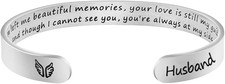 Memorial Gifts for Loss of Mom Dad in Memory of Jewelry Sympathy Bracelet Bereav