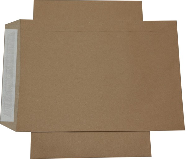 150 St BriefumschläGe Din B4 Braun Ohne Fenster Haftklebend Versandtaschen Hk-image