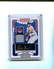 2024 Panini Stars and Stripes Collegiate Luke Holman Gold Ink Auto Jersey 3/50