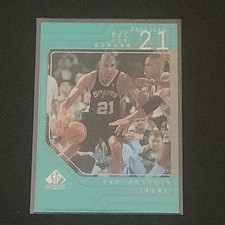Upper Deck SP Authentic Profiles Tim Duncan #21 San Antonio Spurs