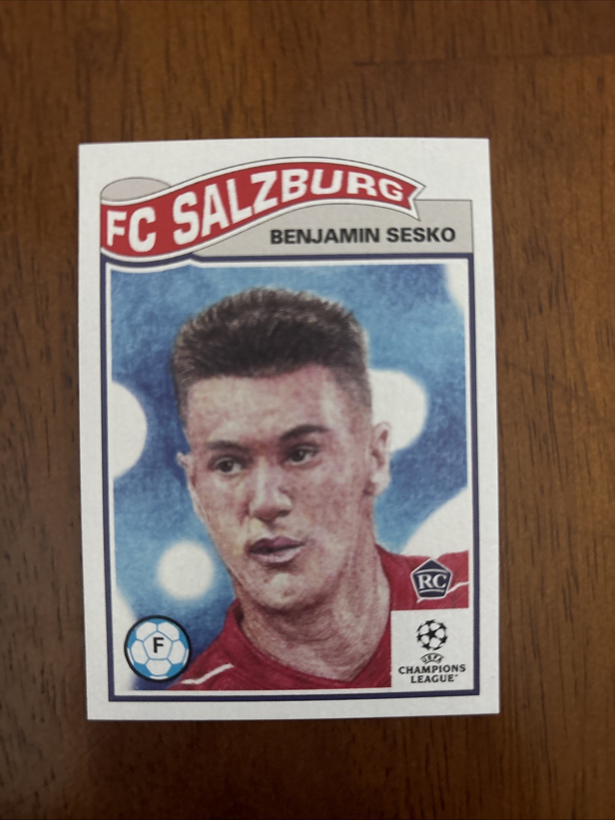 2021 Topps UCL Living Set - Benjamin Sesko #406 /2557 (RC)