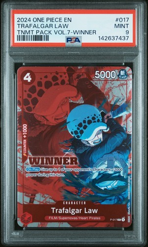 Trafalgar Law (One Piece Film Red) graded PSA 9 for sale on eBay