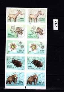 SWEDEN BREV MNH WILD ANIMALS FLOWERS INSECTS BUGS