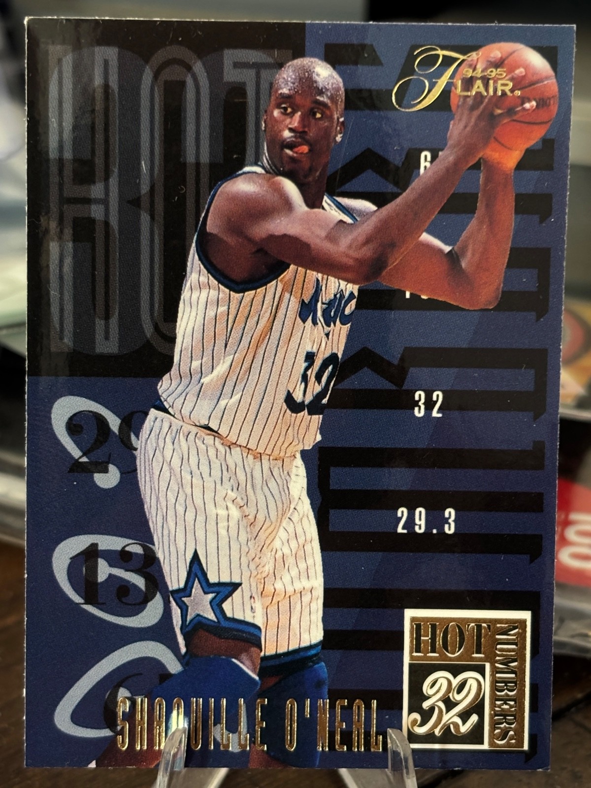 1994-95 Flair Hot Numbers #12 Shaquille O'Neal