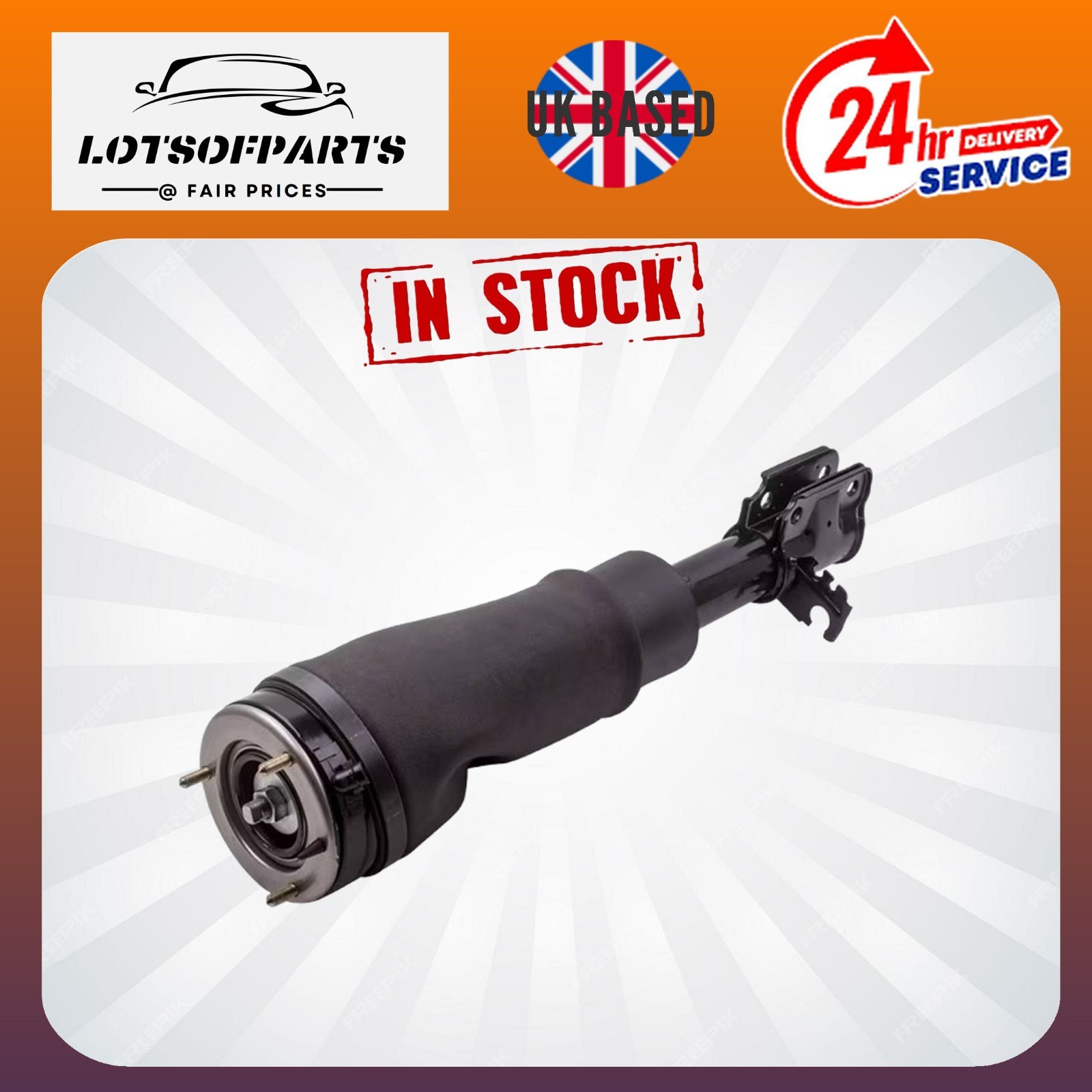 Air Ride Suspension Shock Strut Front Right for Range Rover L322 Mk3 2003-2005